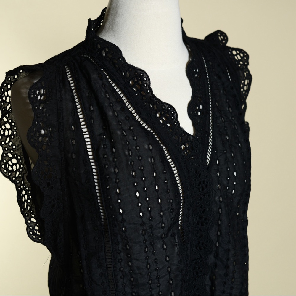 NEW WHBM Eyelet Blouse XXS - Picture 8 of 13